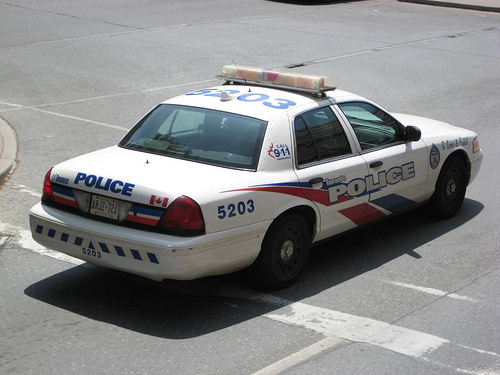 can the police stop my car